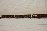 NS Box Cars in the yard